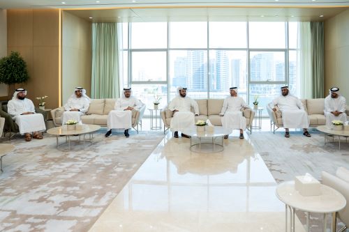 مدير محاكم دبي يستقبل الأمين العام لمؤسسة الأوقاف وإدارة أموال القصر 
