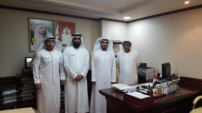 شعبة الاستدلال والتحري بمحاكم دبي تعقد اجتماعاً مع مكتب وزارة العمل