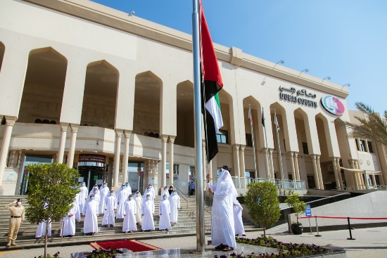 تصريح سعادة طارش عيد المنصوري مدير عام محاكم دبي بمناسبة يوم العلم: