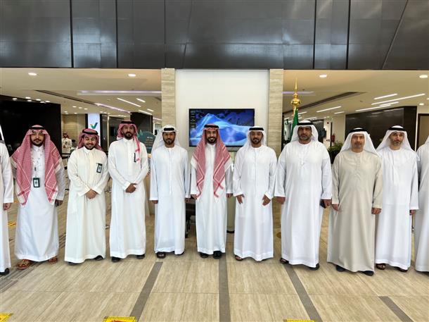 وفد من محاكم دبي في زيارة للمملكة العربية السعودية للاطلاع على النظام القضائي وعلى أهم الوسائل التي تسرع العملية القضائية