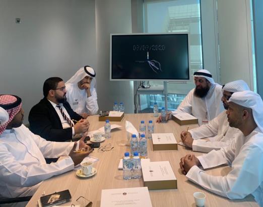 محاكم دبي في زيارة لوزارة الاقتصاد لتعزيز التعاون المشترك بين الطرفين