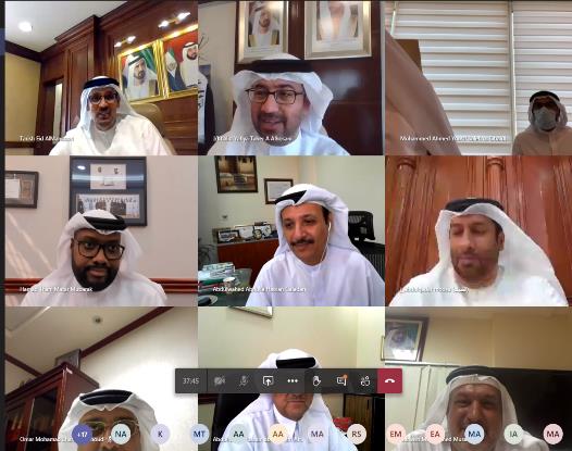 مدير عام محاكم دبي يستقبل المهنئين بعيد الأضحى المبارك عن بعد بتقنية الاتصال المرئي