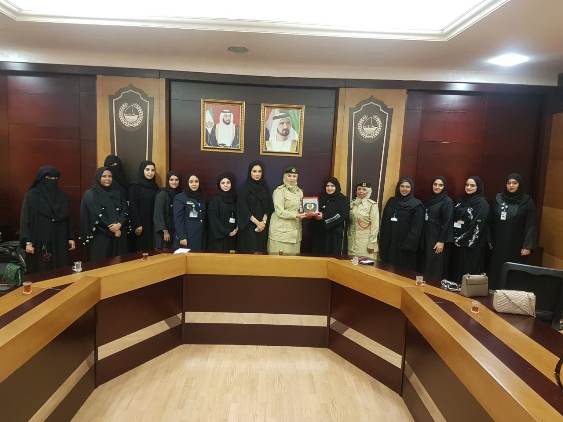 مجلس الشرطة النسائي لإسعاد المجتمع يستقبل “الجوهرة” من محاكم دبي